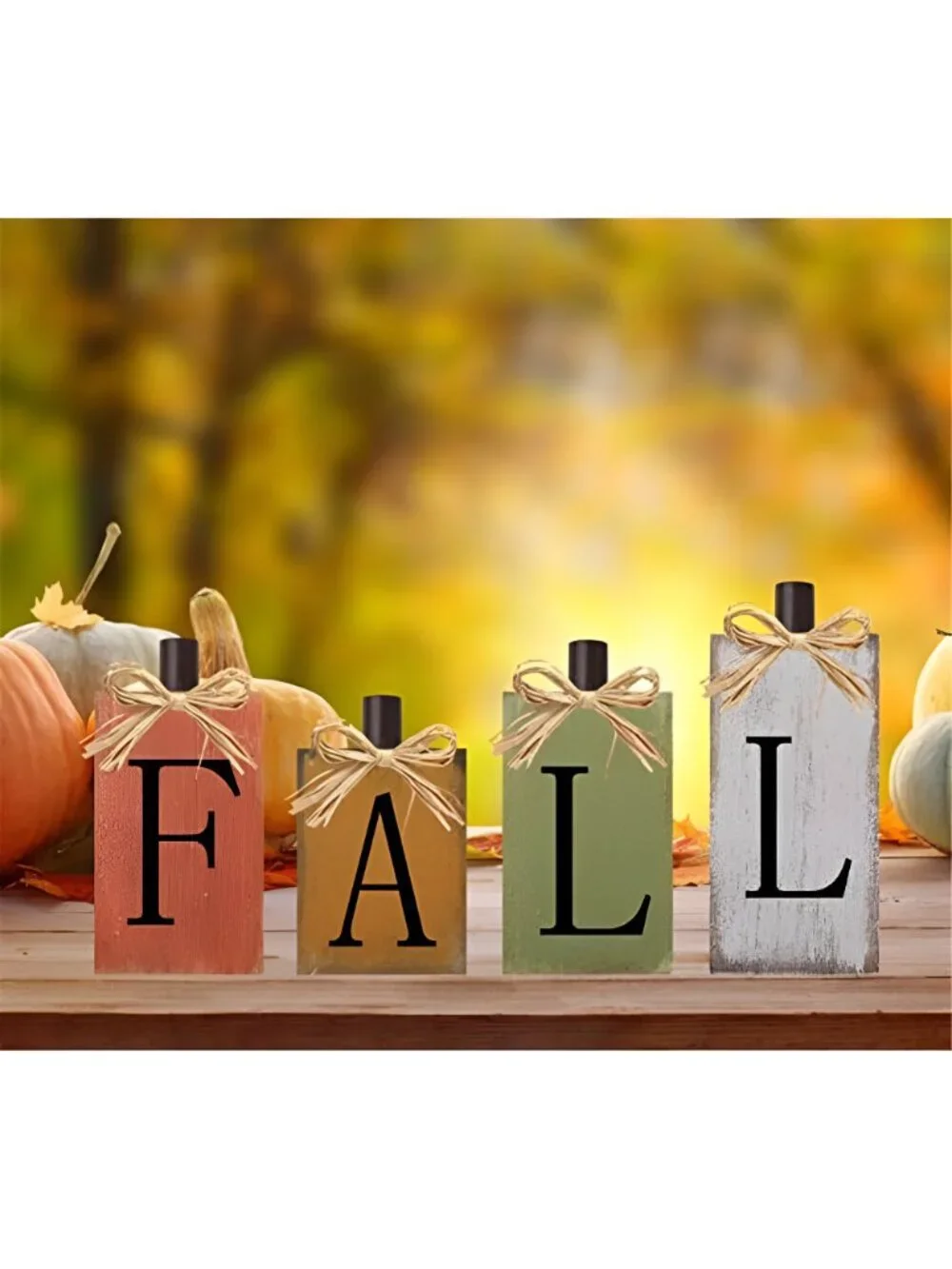 Fall Decorations for Home Thanksgiving Signs Wooden Table Sign Vintage
